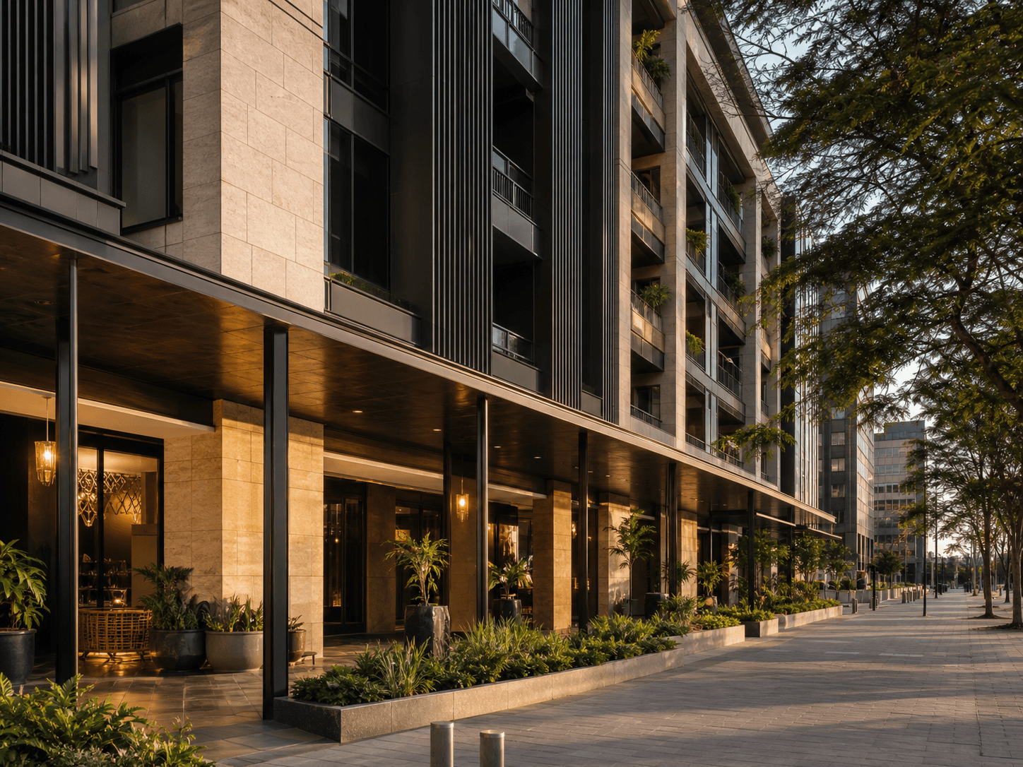 Commercial architectural concept